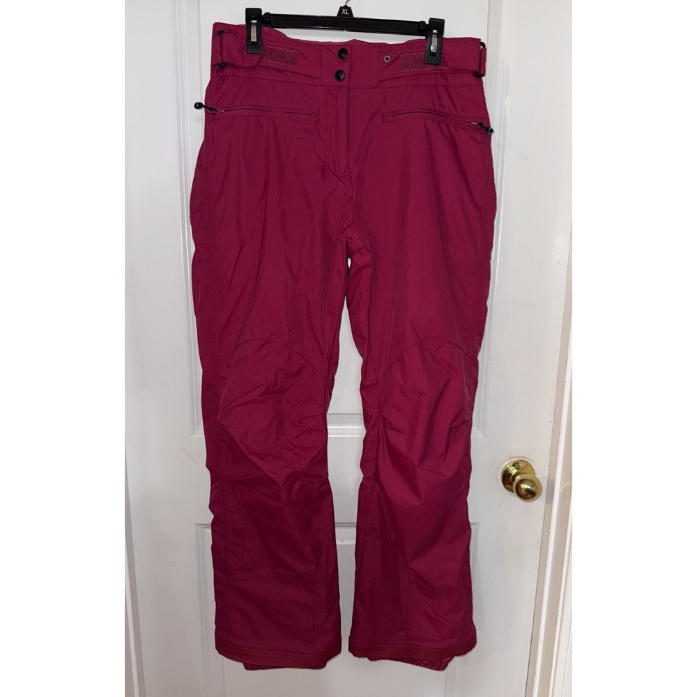 Polar‎ Edge Ski Pants Women's Hot Pink SnowPants Adjustable Waist Size Large